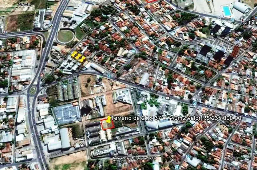 Lote/Terreno à Venda, 740 m² por R$ 195.000 Avenida Jornalista Alves de Oliveira - Jardim Primavera, Cuiabá - MT