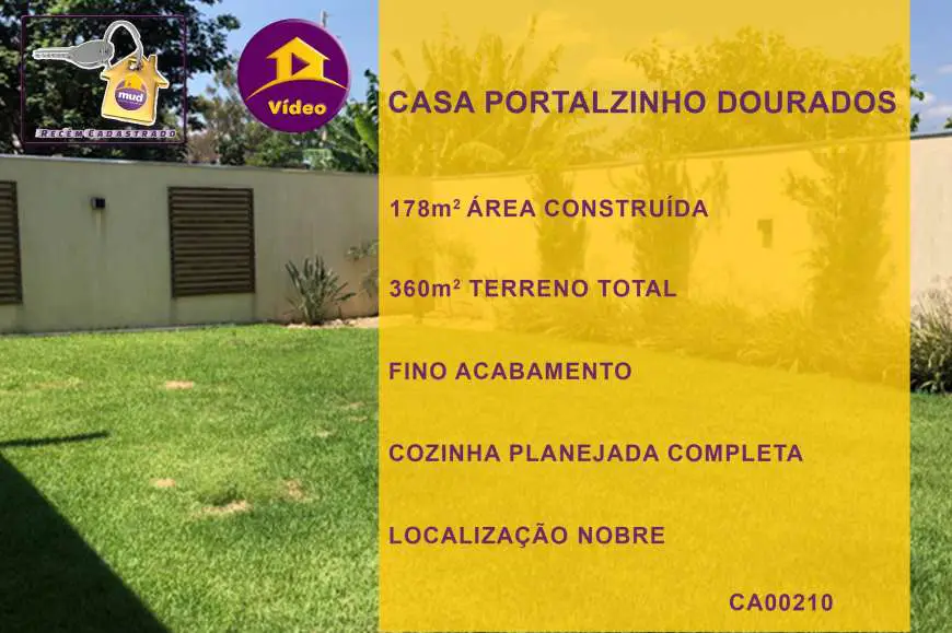 Casa com 3 Quartos à Venda, 177 m² por R$ 590.000 Vila Planalto, Dourados - MS