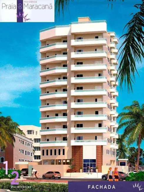 Apartamento com 2 Quartos à Venda, 81 m² por R$ 365.300 Vila Caicara, Praia Grande - SP