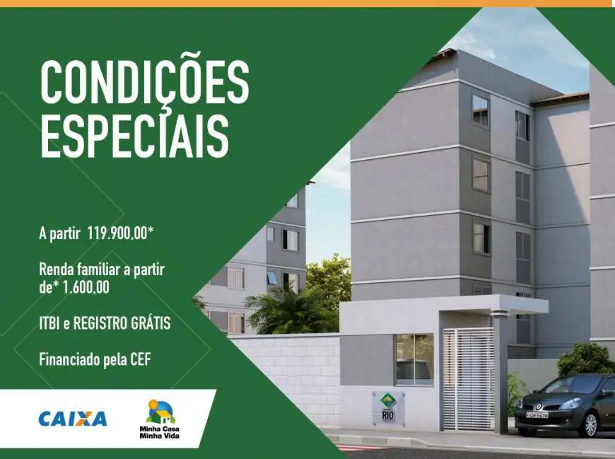 Apartamento com 2 Quartos à Venda, 42 m² por R$ 119.000 Avenida Coelho da Rocha, 2175 - Rocha Sobrinho, Mesquita - RJ