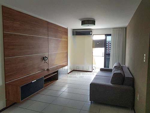 Apartamento com 3 Quartos para Alugar, 110 m² por R$ 2.700/Mês Rua Doutor José Affonso de Mello, 34 - Jatiúca, Maceió - AL