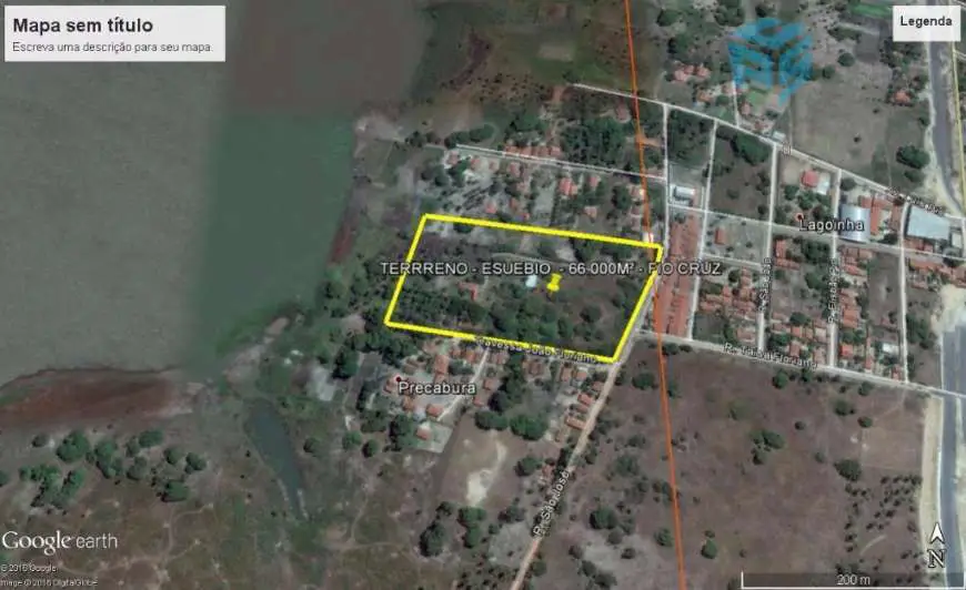 Lote/Terreno à Venda, 33000 m² por R$ 4.950.000 Precabura, Eusébio - CE