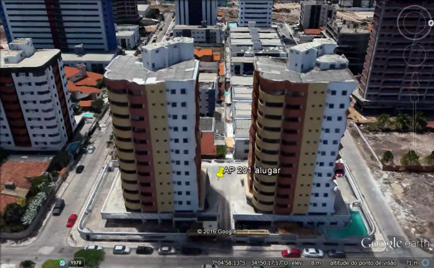 Apartamento com 3 Quartos para Alugar, 156 m² por R$ 2.360/Mês Rua Professora Maria Jacy Pinto Costa, 201 - Jardim Oceania, João Pessoa - PB