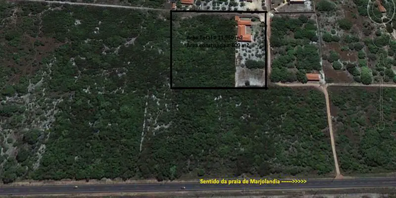 Lote/Terreno à Venda, 11960 m² por R$ 630.000 Estrada Aracati-Majorlandia - Pedregal, Aracati - CE