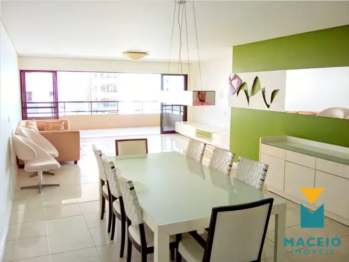 Apartamento com 4 Quartos à Venda, 210 m² por R$ 1.300.000 Rua Desportista Humberto Guimarães, 849 - Ponta Verde, Maceió - AL