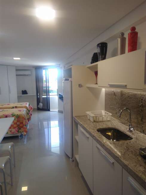 Flat com 1 Quarto para Alugar, 35 m² por R$ 2.300/Mês Rua José Ramalho Brunet, 100 - Cabo Branco, João Pessoa - PB