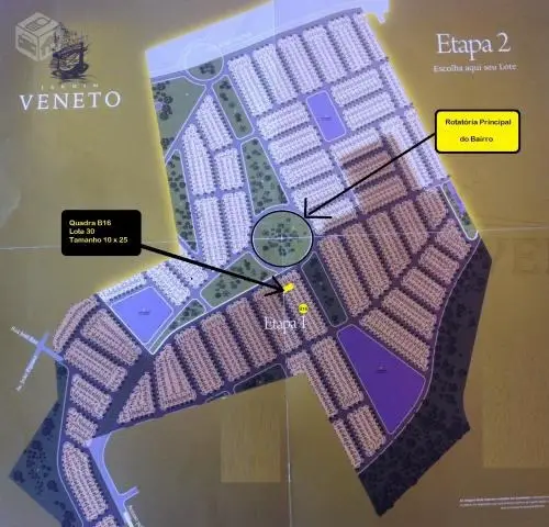 Lote/Terreno à Venda, 250 m² por R$ 110.000 Jardim Veneto, Sertãozinho - SP
