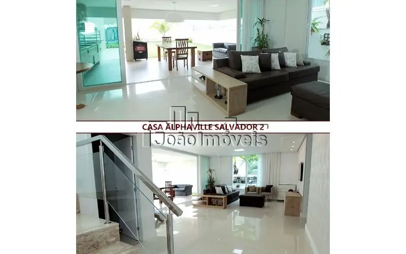 Casa com 4 Quartos à Venda, 320 m² por R$ 1.650.000 Rua das Azaléias - Alphaville II, Salvador - BA