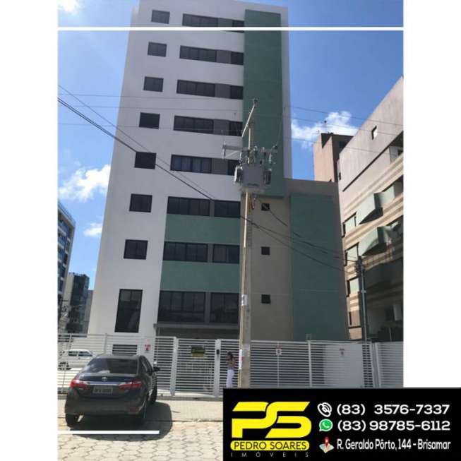 Apartamento com 1 Quarto para Alugar por R$ 1.500/Mês Cabo Branco, João Pessoa - PB