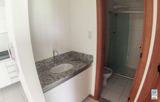 Apartamento com 1 Quarto para Alugar, 40 m² por R$ 1.099/Mês Rua Anquises Reis, 187 - Armação, Salvador - BA