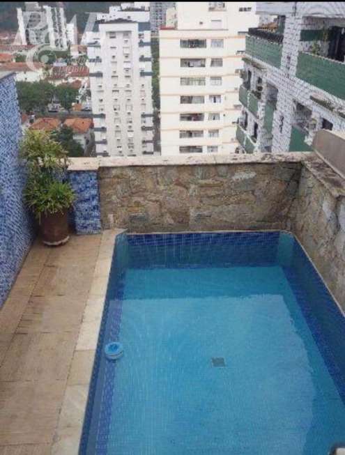 Apartamento com 4 Quartos para Alugar, 271 m² por R$ 6.000/Mês Rua Duque de Caxias - Campo Grande, Santos - SP