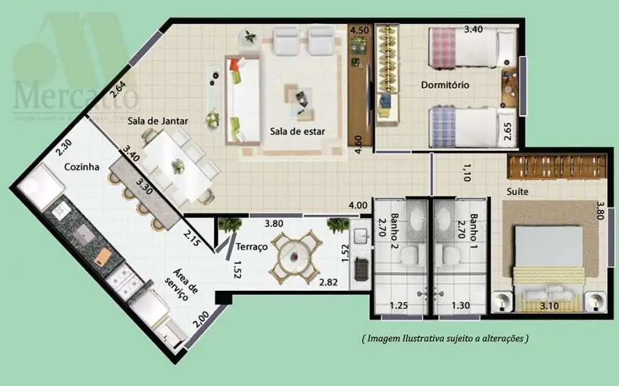 Apartamento com 2 Quartos à Venda, 82 m² por R$ 35.000 Rodovia Régis Bittencourt - Embu, Embu das Artes - SP