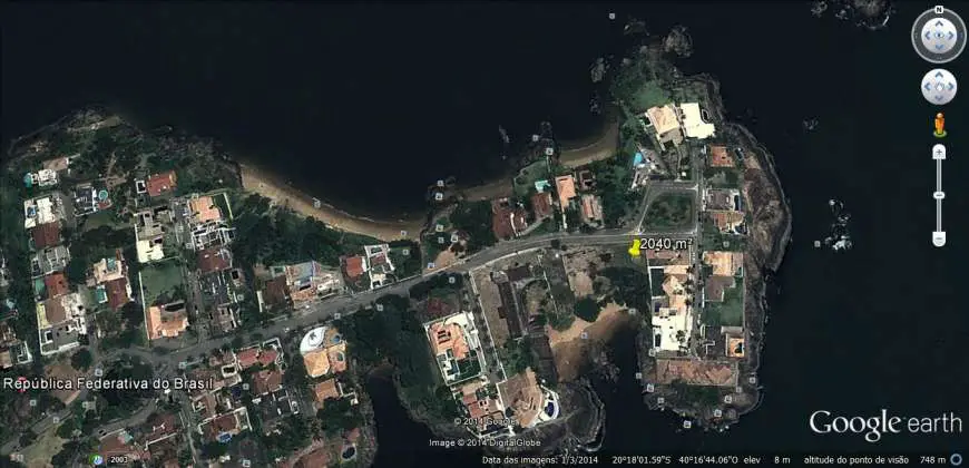 Lote/Terreno à Venda, 1720 m² por R$ 4.300.000 Avenida Desembargador Alfredo Cabral - Ilha do Frade, Vitória - ES