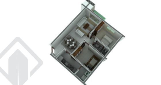 Apartamento com 1 Quarto à Venda, 40 m² por R$ 265.000 Centro, Guaíba - RS