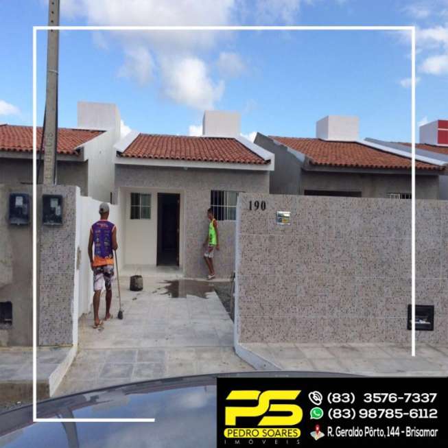 Casa com 2 Quartos à Venda, 60 m² por R$ 125.000 Municípios, Santa Rita - PB