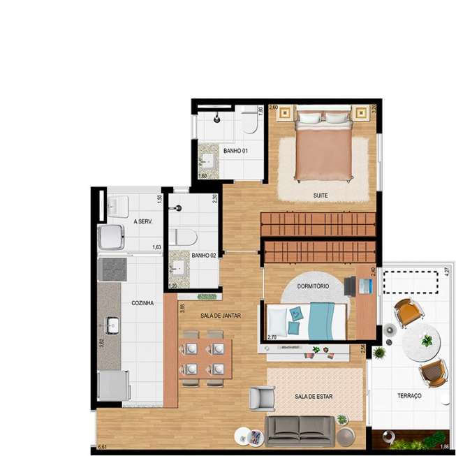 Apartamento com 1 Quarto à Venda, 65 m² por R$ 620.000 Rua Mauro, 233 - Saúde, São Paulo - SP