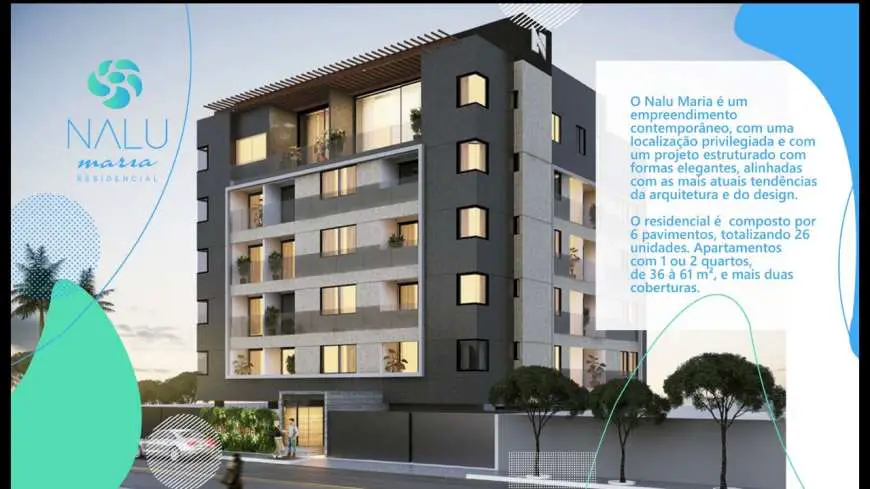 Apartamento com 1 Quarto à Venda, 36 m² por R$ 180.000 Rua Oceano Antártico, 500 - Jardim Oceania, João Pessoa - PB