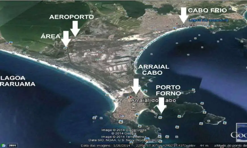 Lote/Terreno à Venda, 4730 m² por R$ 1.000.000 Arraial do Cabo - RJ