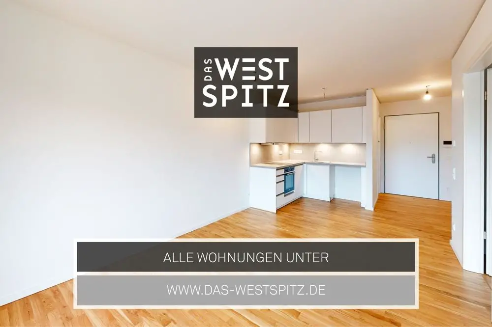 Das Westspitz -- DAS WESTSPITZ: Charmante Wohnung mit Balkon im Neubau