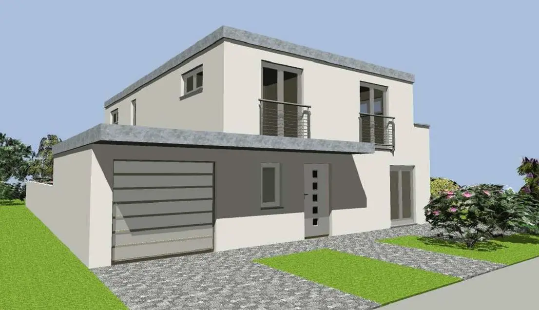 AnsichtStrae -- Doppelhaus nach Ihren Wünschen geplant