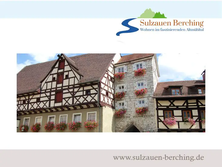 13-Berching-Stadttor -- Wohnen im Altmühltal | .....Steuervorteile 2020 noch möglich!