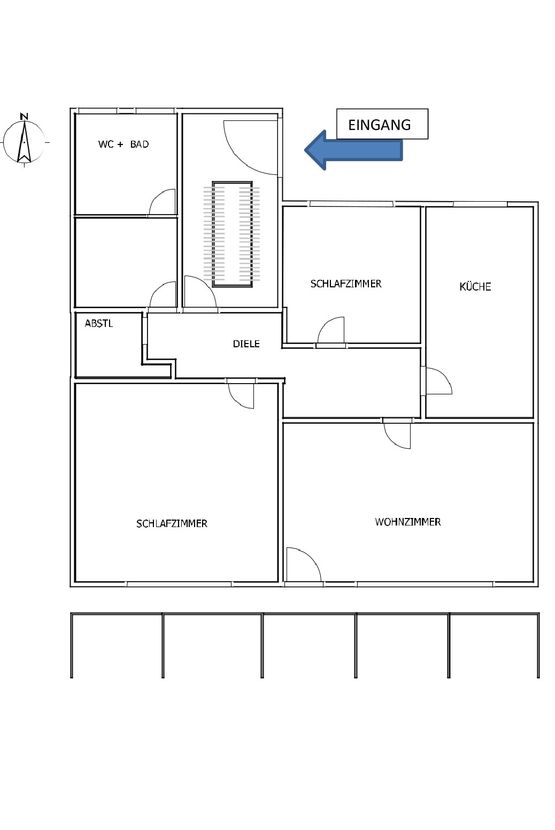 ERDGESCHOSSFINAL -- Große, modernisierte 3,5-Zimmer-EG-Wohnung zum Kauf in Hemmingen