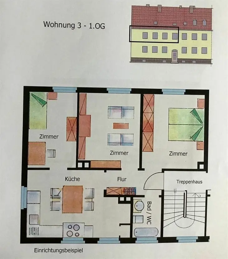 _59 -- Erstbezug nach Sanierung: ansprechende 3-Zimmer-Wohnung in Kassel