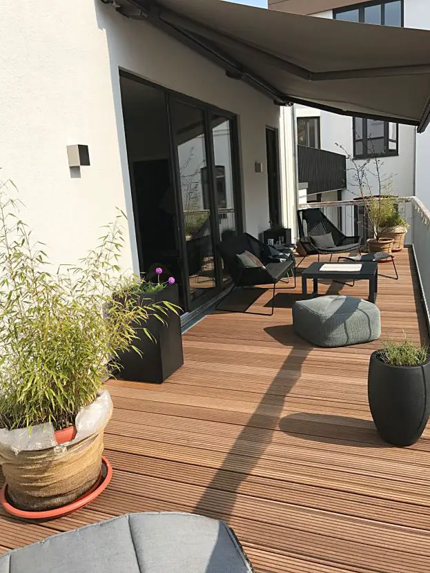 Terrasse -- Feine INSEL im HOF - kernsaniert - Loft über 3 Etagen - 6 ZI - urbane Lage Eppendorf