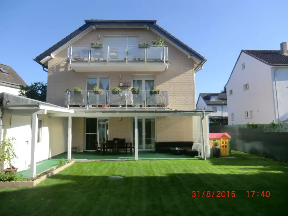 Haus Garten -- Moderne Wohnung in Köln zu vermieten - keine Heizkosten da Erdwärme ! Regenwassernutzung !
