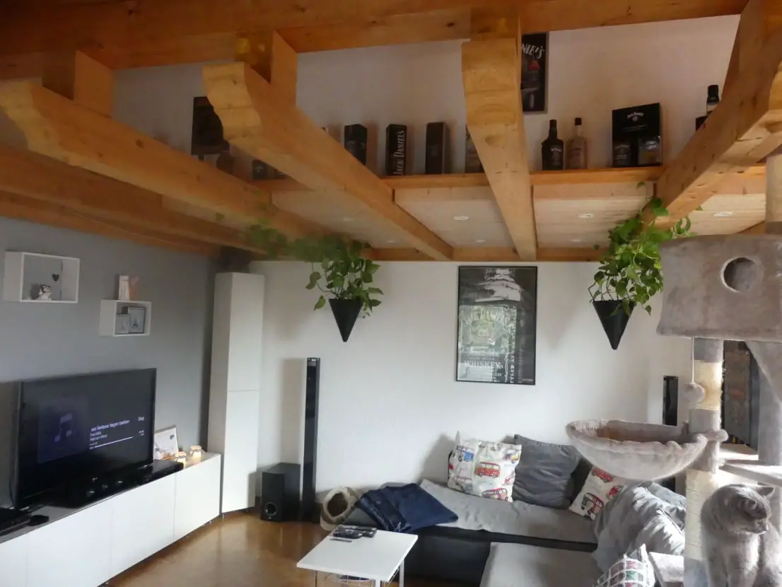 Wohnzimmer -- Erfüllen Sie sich Ihren Wohntraum - 3,5 Zi-DG-Wohnung Kirchhausen