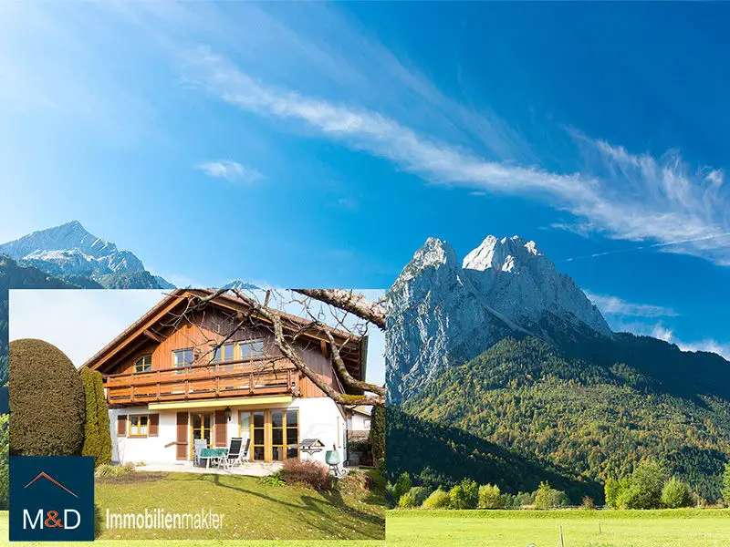 Außenansicht -- Ein-Zweifamilienhaus mit grandiosen Bergblick in Oberau