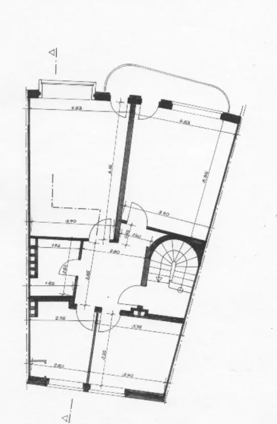Grundriss -- Stilvolle, gepflegte 3-Zimmer-Wohnung mit Balkon und Einbauküche in Münster