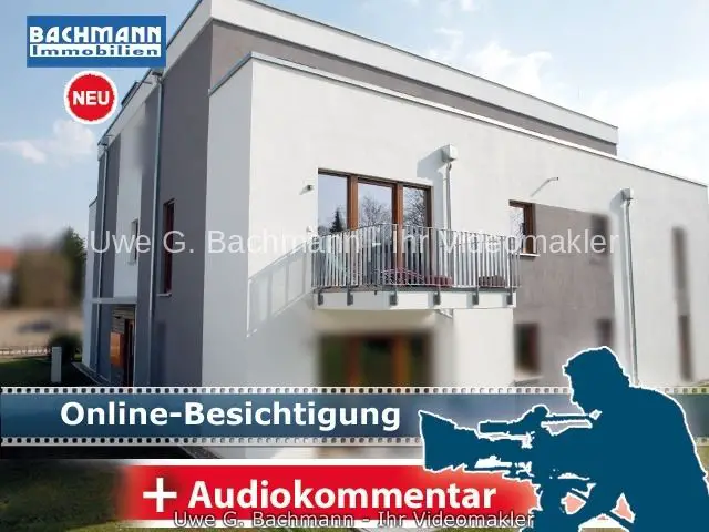 Hausansicht -- Berlin Mahlsdorf: 2 Zi. Eigentumswohnung mit Balkon, Lift und PKW-Stellplatz - UWE G. BACHMANN