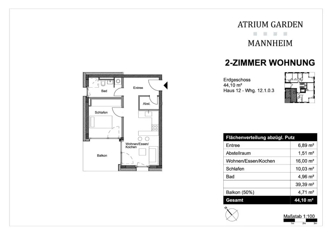 2 Zimmer Wohnung Zum Verkauf 68165 Mannheim Mapio Net