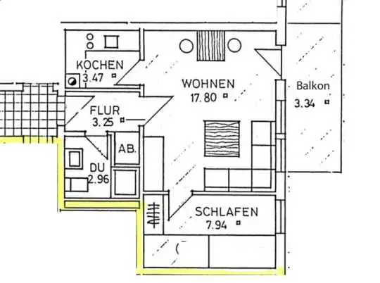  -- 2-Zimmer-Wohnung in Weiler