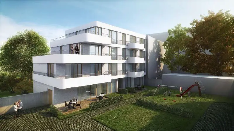 Rückgebäude Visualisierung -- Erstbezug in Schwabing! Schicke Neubauwohnung mit großem Balkon