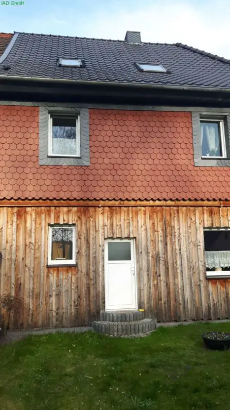 Rückansicht -- Gepflegtes Zweifamilienhaus in Herzberg