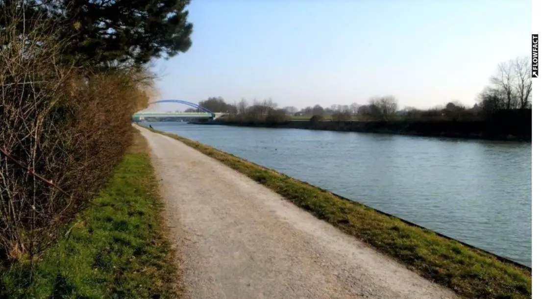 Blick auf den Kanal -- Einmaliges Baugrundstück, ca. 804 m², mit Blick auf den Kanal, absolut ruhig gelegen.