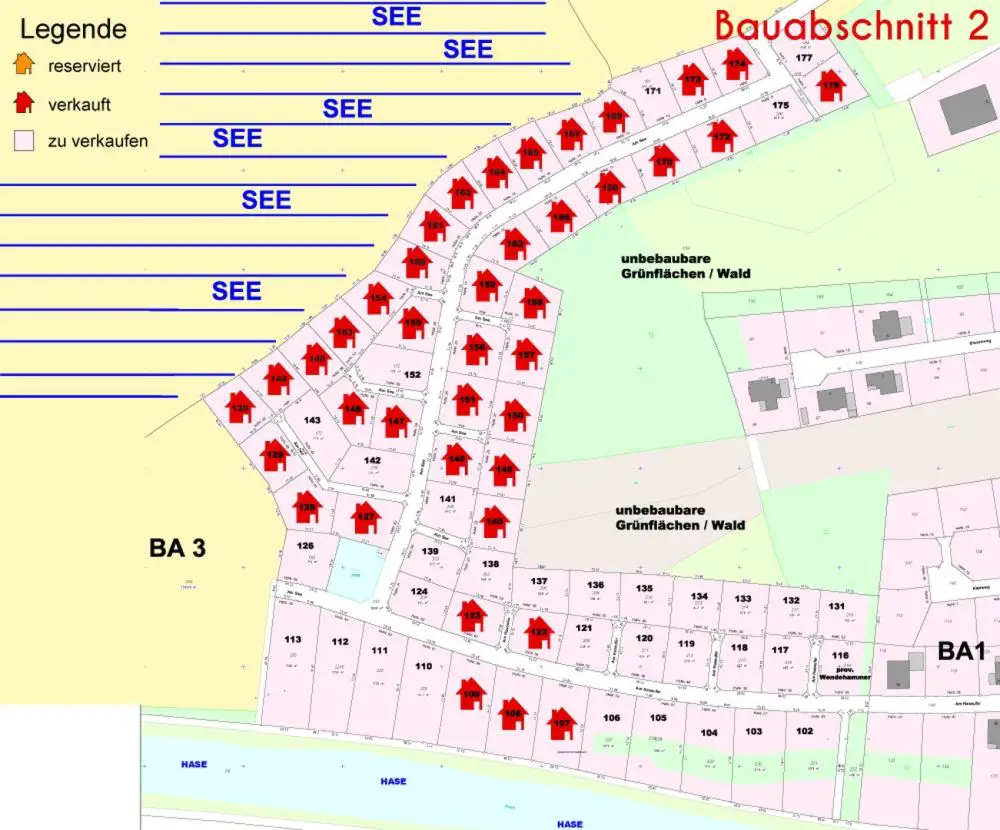 Bauabschnitt 2 -- Maritimes Wohnen - Emsland (Nr.176/BA2) - PROVISIONSFREI - Herzlake