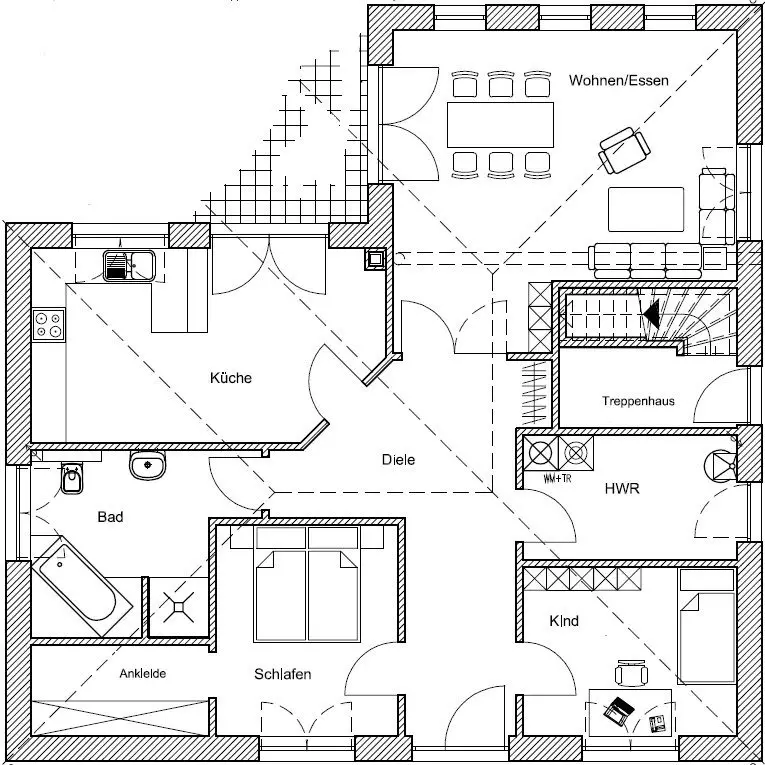 Grundriss -- Bauen Sie sich Ihr persönliches Traumhaus zum Mietpreis (NEUBAU)
