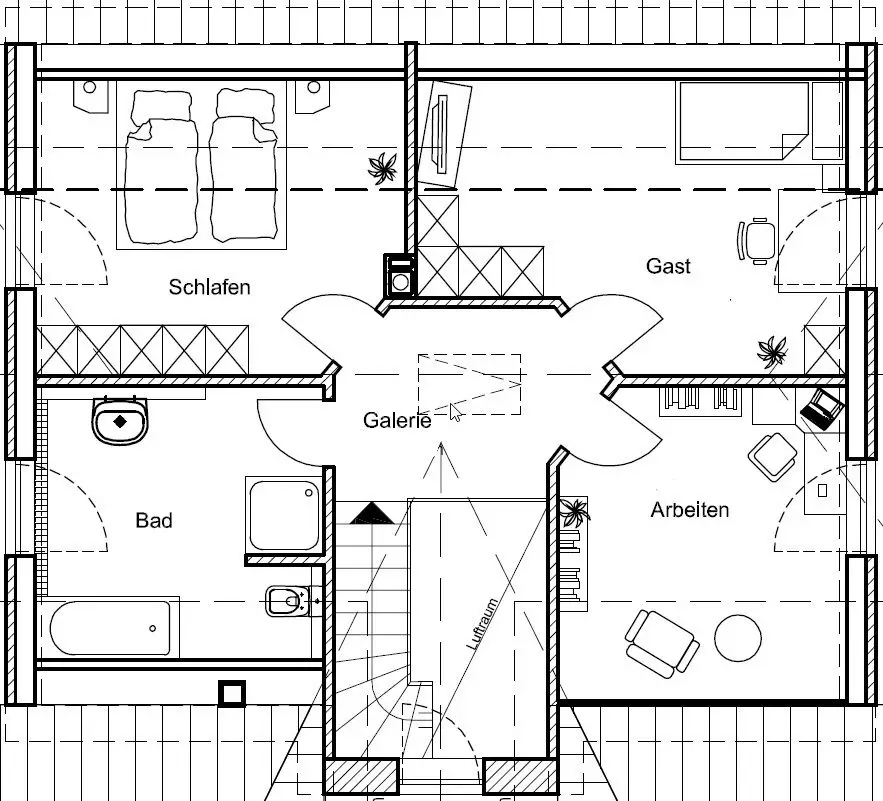 Obergeschoss -- Bauen Sie sich Ihr persönliches Traumhaus zum Mietpreis (NEUBAU)