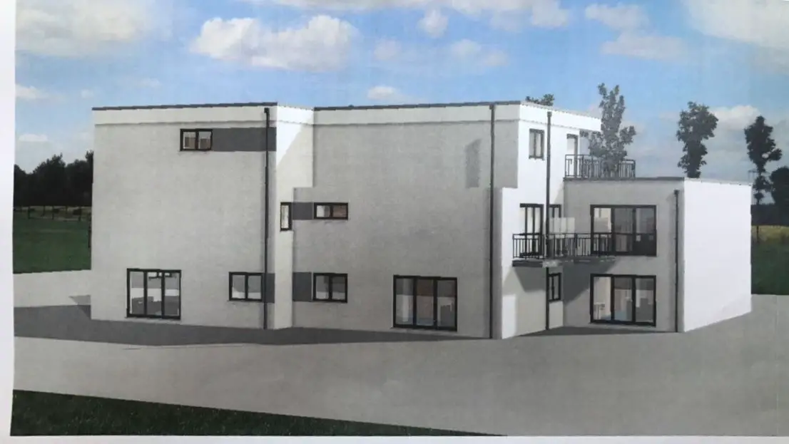 Haus Rückansicht -- "Neubau Kerpen" Erstbezug einer 3 Zimmerwohnung mit West-Balkon WE 05