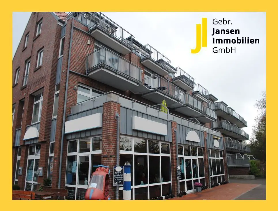 Titelbild -- Wohnen & Shoppen unter einem Dach! Hochwertige Eigentumswohnung aus 2018 in Bensersiel!
