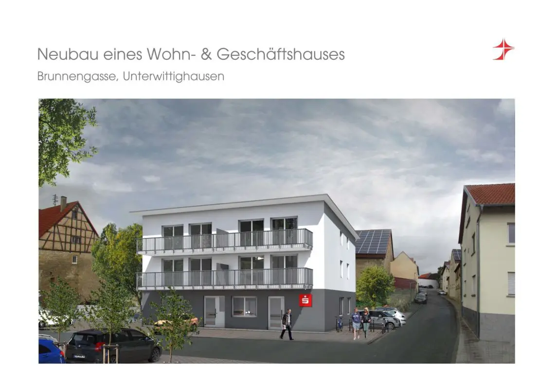 Deckblatt -- 4 Neubauwohnungen in Unterwittighausen