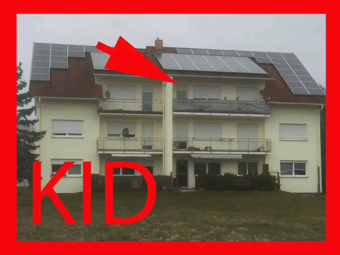 KID 2 -- 4 Zimmer Dachgeschosswohnung, zum kurzfristigen Bezug in Walldürn