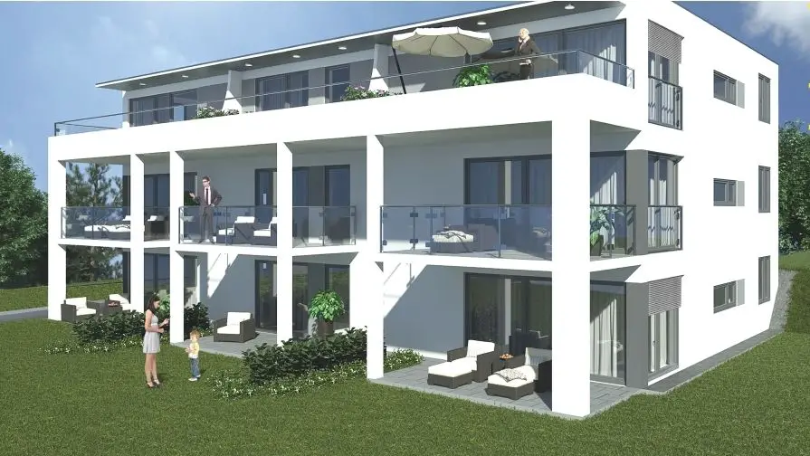Bild Haus -- !Attraktive Neubauwohnungen in Dietingen! Wohnung mit ca. 85 m² im OG Bezugsfertig Juni 2019