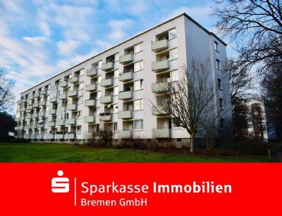 Etagenwohnung in Bremen (Neue Vahr Südost) zum Kauf mit 1 Zimmer und 32,86 m² Wohnfläche. Ausstattung: Balkon, Massiv, vermietet, Fernwärme, Bad mit Wanne, Kelleranteil.
