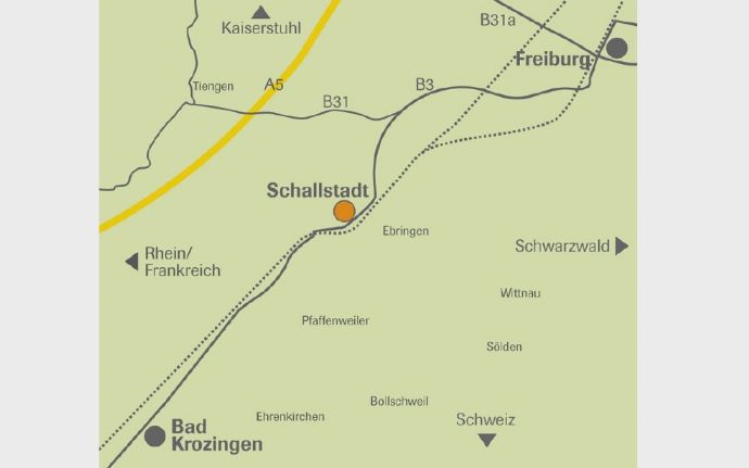 Lageplan Schallstadt