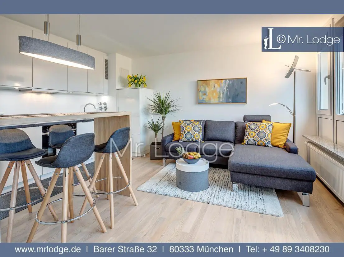 Wohnbereich 10 -- Möbliert: Sehr schöne möblierte 2-Zimmer Wohnung in München Pasing