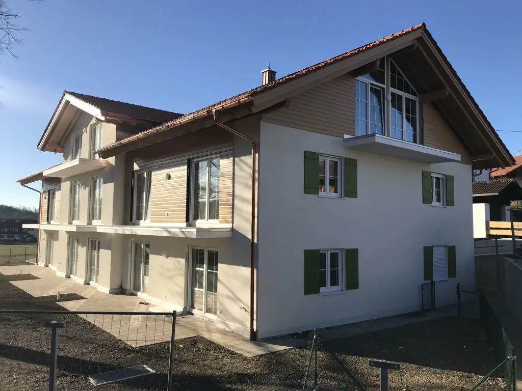 Ansicht -- Neubau-Erstbezug: helle und großzügige 4-Zimmerwohnung in Huglfing